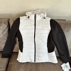 Calvin Klein light puffer jacket, with hood. New with tags. Size large